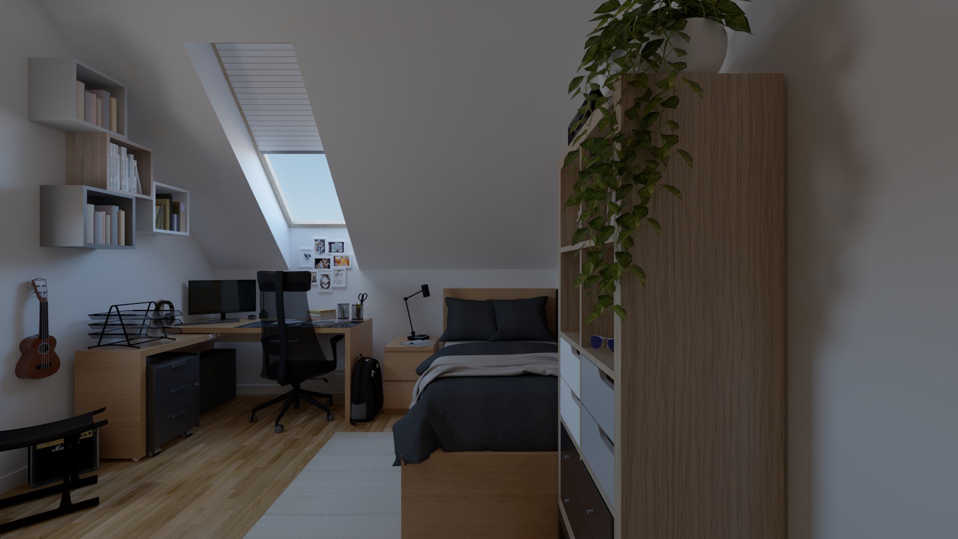 Pokój Maturzysty-Gitarzysty