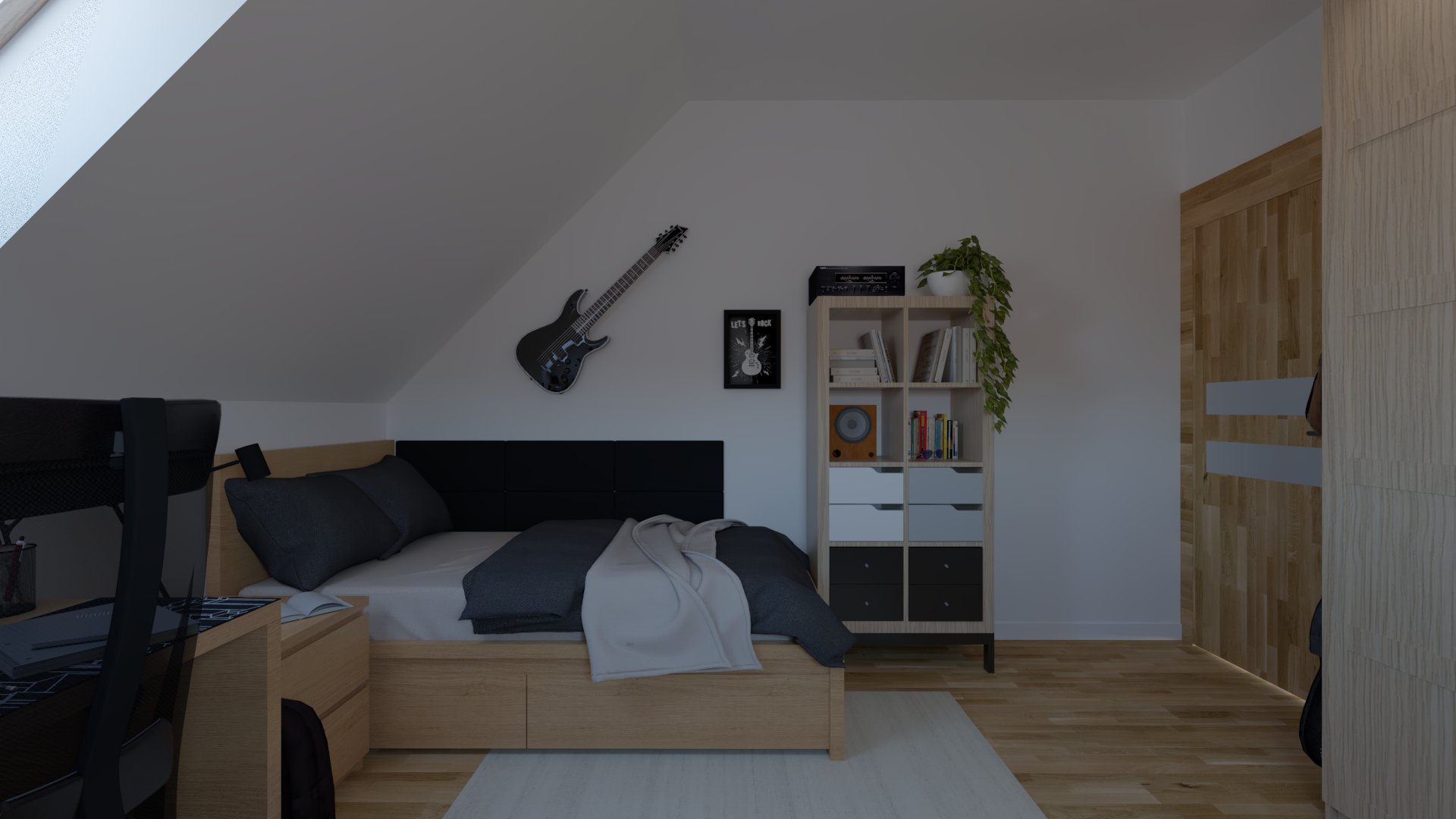 Pokój Maturzysty-Gitarzysty